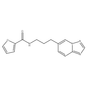 N-(3-([1,2,4]triazolo[1,5-a]pyrimidin-6-yl)propyl)furan-2-carboxamide结构式