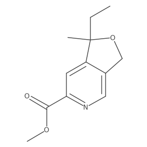 Methyl 1-ethyl-1-methyl-1,3-dihydrofuro[3,4-c]pyridine-6-carboxylate Structure