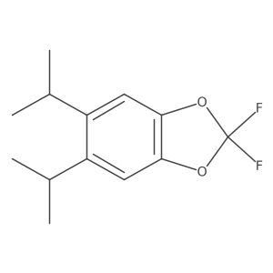 5,6-Diisopropyl-2,2-difluoro-1,3-benzodioxole Structure