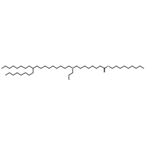 Nonyl 8-((2-hydroxyethyl)(10-octyloctadecyl)amino)octanoate结构式