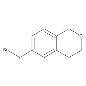 6-(bromomethyl)-3,4-dihydro-1H-2-benzopyran Structure