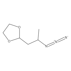 2-(2-Azidopropyl)-1,3-dioxolane Structure