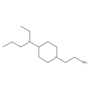 1-(2-aminoethyl)-N-ethyl-N-propylpiperidin-4-amine结构式