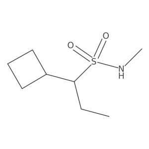 1-cyclobutyl-N-methylpropane-1-sulfonamide结构式