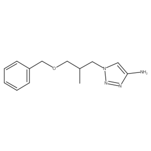 1-[3-(benzyloxy)-2-methylpropyl]-1H-1,2,3-triazol-4-amine Structure