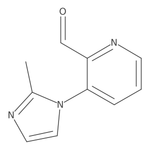 3-(2-methyl-1H-imidazol-1-yl)pyridine-2-carbaldehyde Structure