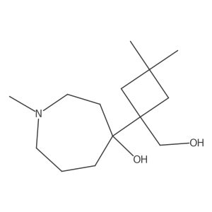 4-[1-(Hydroxymethyl)-3,3-dimethylcyclobutyl]-1-methylazepan-4-ol Structure
