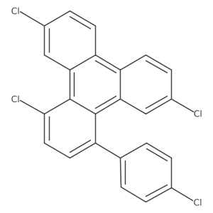 1,6,11-Trichloro-4-(4-chlorophenyl)triphenylene结构式