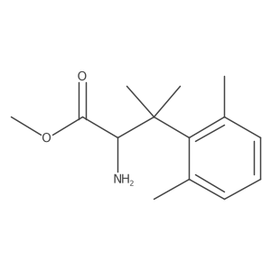 Methyl 2-amino-3-(2,6-dimethylphenyl)-3-methylbutanoate结构式