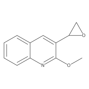 2-Methoxy-3-(oxiran-2-yl)quinoline结构式