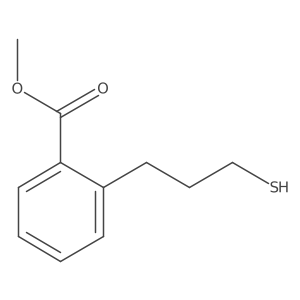 Methyl 2-(3-sulfanylpropyl)benzoate Structure