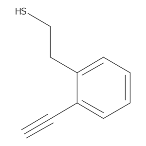 2-(2-Ethynylphenyl)ethane-1-thiol结构式