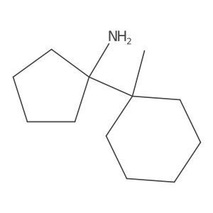 1-(1-Methylcyclohexyl)cyclopentan-1-amine结构式