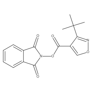 1,3-dioxo-2,3-dihydro-1H-isoindol-2-yl 3-tert-butyl-1,2-oxazole-4-carboxylate Structure