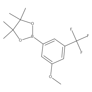 4,4,5,5-Tetramethyl-2-[2,4,6-trideuterio-3-(trideuteriomethoxy)-5-(trifluoromethyl)phenyl]-1,3,2-dioxaborolane Structure