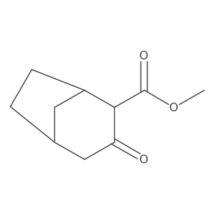 2-Carbomethoxybicyclo[3.2.1]octan-3-one结构式