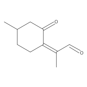 2-[(4R)-4-Methyl-2-oxocyclohexylidene]propanal结构式