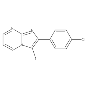 2-(4-Chlorophenyl)-3-iodoimidazo[1,2-a]pyrimidine Structure