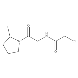 2-Chloro-N-[2-(2-methylpyrrolidin-1-yl)-2-oxoethyl]acetamide结构式