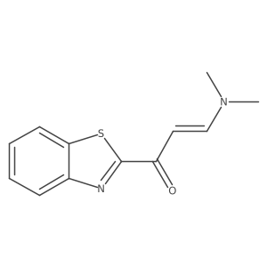 1-(Benzothiazol-2-yl)-3-dimethylamino-2-propen-1-one Structure
