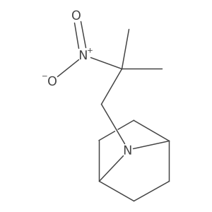 7-(2-Methyl-2-nitropropyl)-7-azabicyclo[2.2.1]heptane结构式