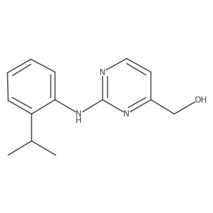 (2-{[2-(Propan-2-yl)phenyl]amino}pyrimidin-4-yl)methanol Structure