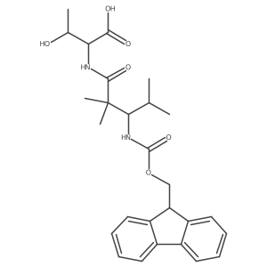 (2S,3R)-2-[3-({[(9H-fluoren-9-yl)methoxy]carbonyl}amino)-2,2,4-trimethylpentanamido]-3-hydroxybutanoic acid结构式