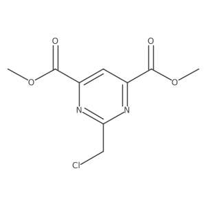 4,6-Dimethyl 2-(chloromethyl)pyrimidine-4,6-dicarboxylate Structure