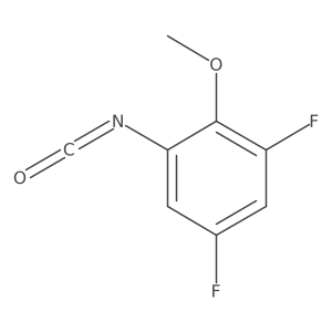 1,5-Difluoro-3-isocyanato-2-methoxybenzene结构式
