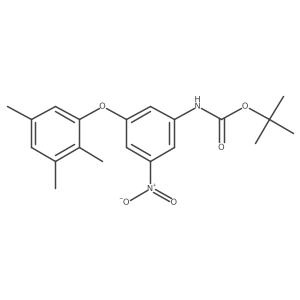 tert-butyl N-[3-nitro-5-(2,3,5-trimethylphenoxy)phenyl]carbamate结构式