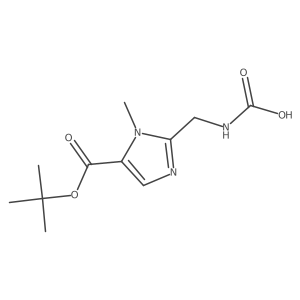 ({5-[(tert-butoxy)carbonyl]-1-methyl-1H-imidazol-2-yl}methyl)carbamic acid结构式