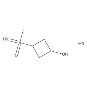 (3-Hydroxycyclobutyl)(imino)methyl-lambda6-sulfanone hydrochloride结构式