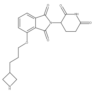 4-[3-(Azetidin-3-yl)propoxy]-2-(2,6-dioxo-3-piperidyl)isoindoline-1,3-dione Structure