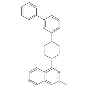 2-(4-{2-Methylpyrido[3,4-d]pyrimidin-4-yl}piperazin-1-yl)-4-(pyridin-2-yl)pyrimidine Structure