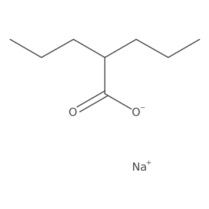 Valproic acid-d4 (sodium) Structure