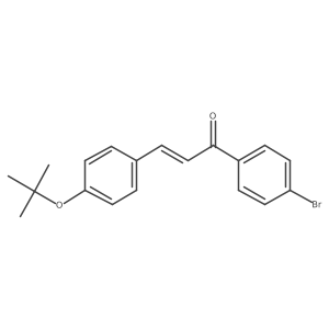 (E)-1-(4-Bromophenyl)-3-(4-(tert-butoxy)phenyl)prop-2-en-1-one Structure