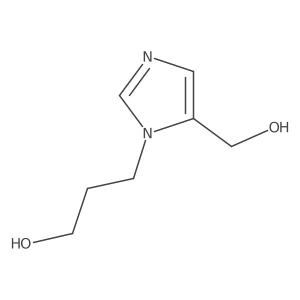 1-(3-Hydroxypropyl)-5-hydroxymethylimidazole结构式