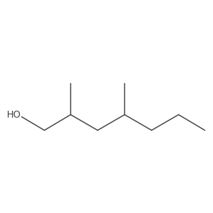 2,4-Dimethyl-1-heptanol, (2R,4S)- Structure