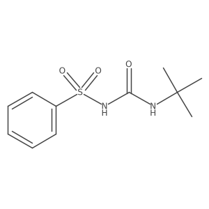 1-(Benzenesulfonyl)-3-tert-butylurea结构式