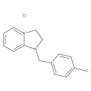 1-[(4-Chlorophenyl)methyl]-2,3-dihydroimidazo[1,2-a]pyridinium Chloride结构式