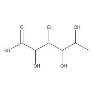 6-Deoxy-D-gluconic acid Structure