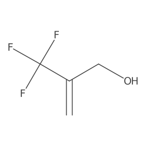 2-(Trifluoromethyl)prop-2-en-1-ol结构式