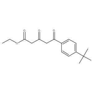 Ethyl 5-[4-(1,1-dimethylethyl)phenyl]-3,5-dioxopentanoate Structure