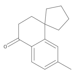 7'-methyl-3',4'-dihydro-2'H-spiro[cyclopentane-1,1'-naphthalene]-4'-one Structure