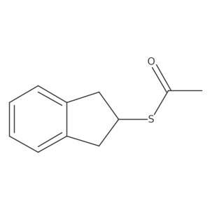 S-(2,3-dihydro-1H-inden-2-yl) ethanethioate Structure