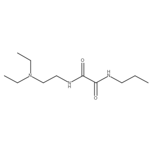 N1-[2-(Diethylamino)ethyl]-N2-propylethanediamide结构式