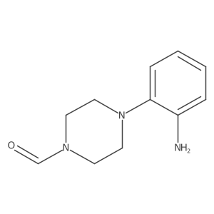 4-(2-Aminophenyl)piperazine-1-carbaldehyde Structure