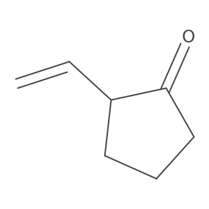 2-Ethenylcyclopentanone Structure