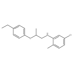 5-Chloro-N-[2-(4-ethylphenoxy)propyl]-2-methylaniline结构式