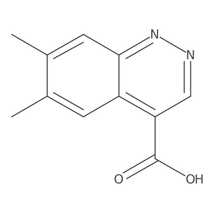 6,7-Dimethylcinnoline-4-carboxylic acid Structure